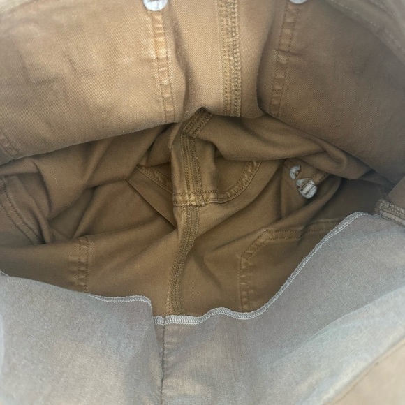 SPANX Stretch Twill High Rise Cargo Skinny Pants in Honey Glow Size Large - Picture 6 of 9